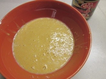 step5: 作法2加入雞蛋混和均勻