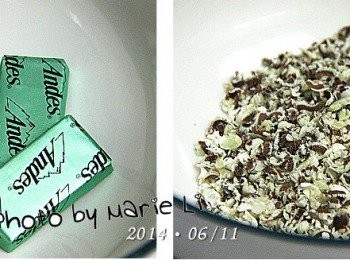 step4: 這次用了黑、白巧克力，還有一個秘密武器 ─ 《雙薄荷巧克力》
所以這次的吐司在細砂糖的部份是有減量的唷！！

巧克力最好冰冷凍
取出後先將這些巧克力刨成巧克力碎片
放回冷藏或冷凍都可以，備用