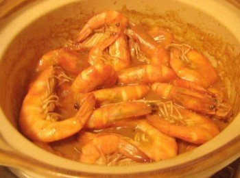 step6: 瓦斯用中小火，邊煮邊攪拌直到湯汁收乾