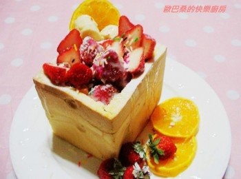 step8: 有冰淇淋ˊ鮮奶油也能運用ˊ但熱量會很恐怖。 還是鷹牌煉奶健康些。