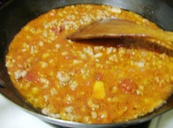 step5: 加入酌量高湯一起悶煮