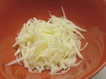 step2: 馬鈴薯刨成絲
