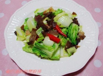 step5: 步驟5輕鬆簡單的快炒菜ˊ5分鐘內就完成囉~