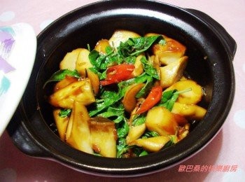 step7: 濃郁美味三杯杏鮑菇就完成囉~