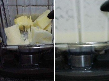 step2: 山藥去皮切小塊和鮮奶先以調理機或果汁機處理成山藥泥備用