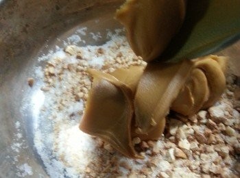 step5: 再加入花生醬拌勻