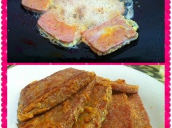 step4: 4. 用少許油塗勻蒸肉醬的器皿，可以用玻璃密封盒，如果不放心用膠蓋蒸，可用金屬的飯盒或吐司模具