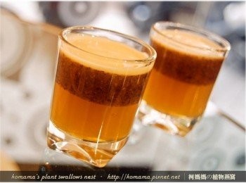 step5: 將牛蒡凍自冰箱取出，享用前可淋上酌量煉乳來增味。