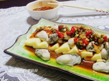 step5: 然後淋上已經事先調好醬汁即可