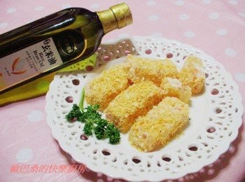 step12: 健康廚房黃金玄米油的清新口感也正好能突顯這道料理的美妙滋味ˊ 是一道美味又健康爽口的特別料理ˊ推薦給大家。 喜歡的再嘗試看看。 希望大家在享受豐富年菜時ˊ可以美味健康兼具ˊ 吃的開心也沒負擔。先預祝大家新年快樂~