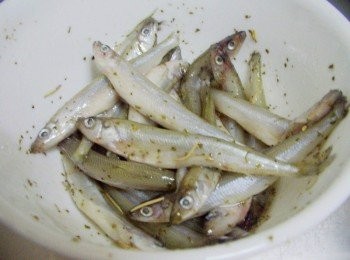 step3: <span class="group_2">調味</span>拌勻ˊ加入處理好的牛奶鱈香魚ˊ讓其入味ˊ約20分鐘