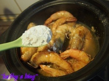 step7: 加入麵粉~