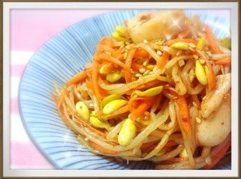 step6: 最後加入芝麻拌勻。
冷藏2小時即可。