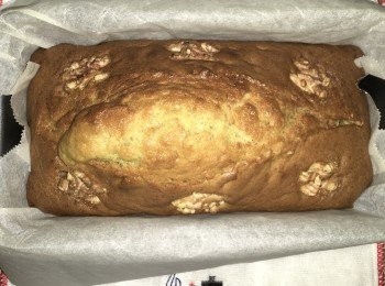 step6: 用竹籤刺入蛋糕內，沒有粉漿沾上就可以出爐了～o(^o^)o