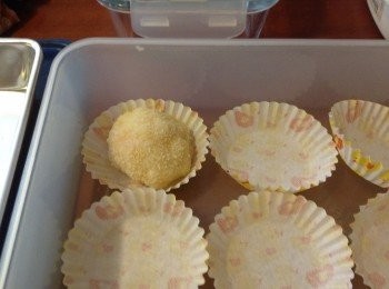 step9: 放在紙托，蓋好密實盒，可放雪櫃隨時食用