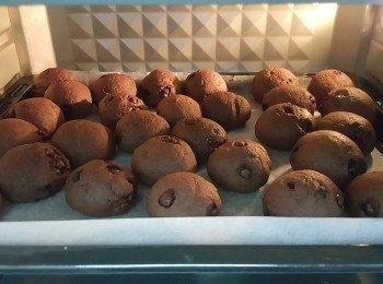 step12: 180度焗20-25分鐘至波波漲大，底部乾身無濕氣即可

（每個焗爐的爐溫都有所差異，要自行目測）