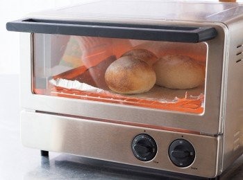 step32: 烤至呈現焦黃色。
由於很容易烤焦，請不要離開視線！