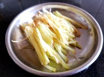 step4: 薑絲