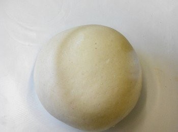 step6: 將麵團等待第一次發酵完畢，大概是60分鐘