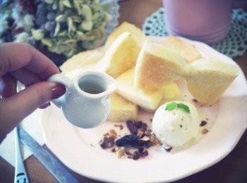 step12: 淋上蜂蜜~~準備開動!!!