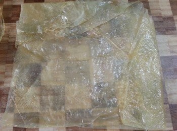 step6: 再將邊位向內摺,摺成長方形狀