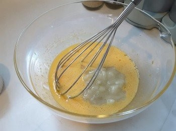 step2: 加入香蕉蓉拌勻、