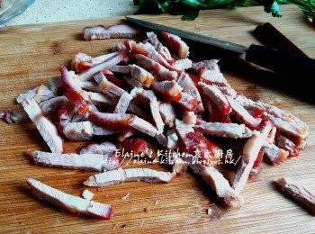 step3: 叉燒切條