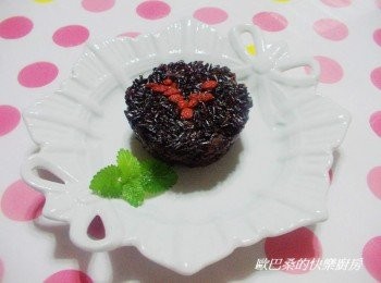 step4: 滋補養身又美味的桂圓紫米糕就完成囉~