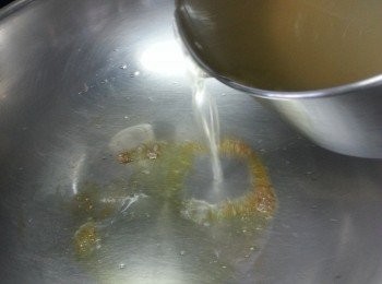 step4: 加入煮好之素上湯