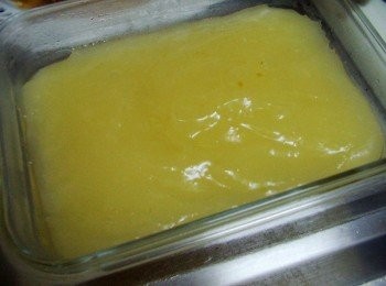 step4: 將完成的麵糊倒入並抹平ˊ然後放涼ˊ送冷藏2~3小時