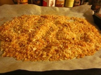 step4: 麵包粉放烤箱以180度烤到金黃色