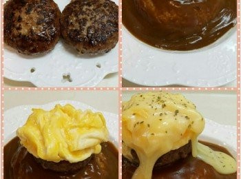 step7: <span class="group_4">芝士醬</span>:
1)炒蛋後既煎pan會好乾淨,,只需用布輕輕抹一抹,,開好細好細既火,,加入芝士碎在煎pan側邊位煮溶,,淋在<span class="group_3">滑蛋</span>上,,再灑上Parsley即可!!