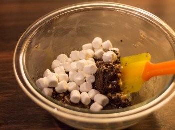 step6: 加綿花糖拌勻