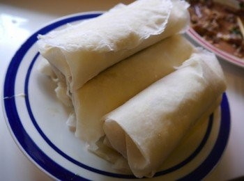 step5: 收口沾太白粉水。