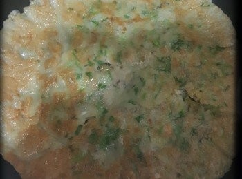 step6: 反另一邊一樣煎至金黃色。即成