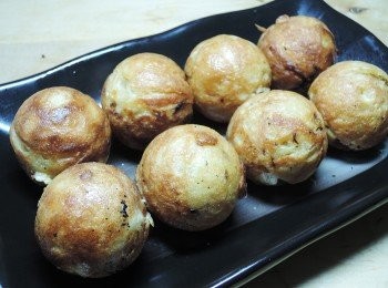 step10: 將煎好的丸子擺盤