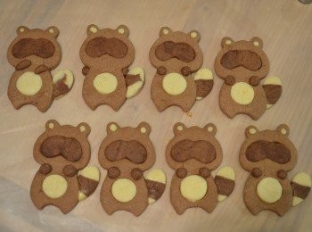 step13: 然後放入已預熱140度的烤箱，中層烤約20分鐘後取出放涼。