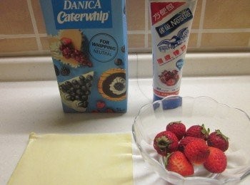 step1: 備齊材料,烤箱上下火預熱190度