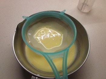 step4: 再過濾布丁液