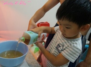 step1: 先準備650g嘅蘋果汁~