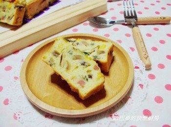 step8: 營養均衡又兼具美味口感的法式鄉村風味蛋糕就完成囉。