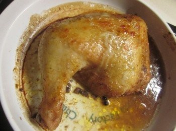 step4: 將3.雞腿放烤箱不用預熱以200度烤10分鐘