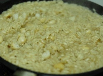 step5: 加入帶子，再煮兩分鐘