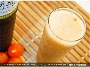 step4: 用果汁機將所有的<span class="group_1">食材</span>充分打碎、攪拌後，即可立即享用也可添加梅粉來增味！！