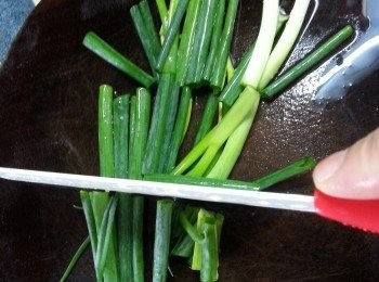 step4: 蔥洗淨切段
