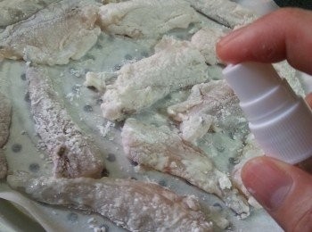 step6: 噴油或用油掃印上油