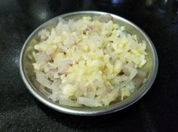 step3: 蒜頭，乾蔥