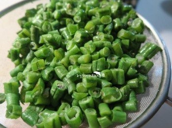 step2: 燙至7分熟備用