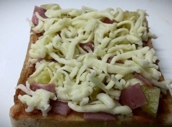 step3: 再放上乳酪絲