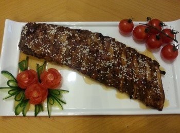 step10: 亦可以加上喜愛的伴菜進食,今次我用了串串茄及青瓜